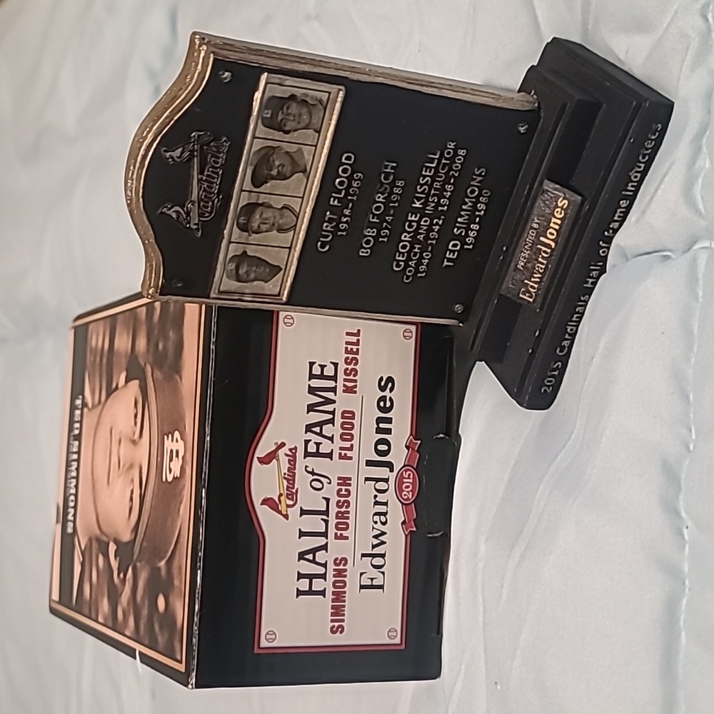 St. Louis Cardinals 2015 Hall of Fame Inductees Plaque Collectible